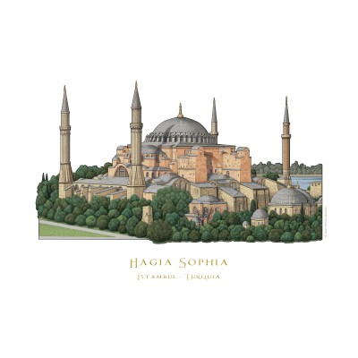 Lámina Hagia Sophia - A3