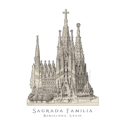 Lienzo Sagrada Familia - 30x20 cm
