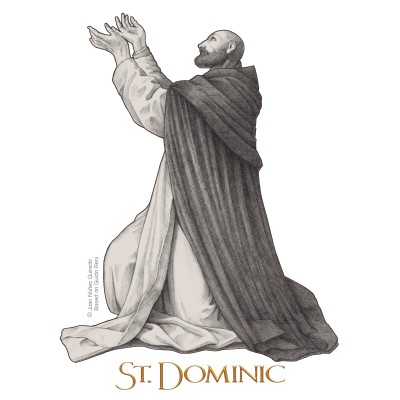 Lienzo St. Dominic - 20x20 cm